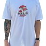 camiseta masculina estonada mahai cogumelo branca 2