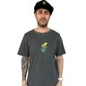 camiseta masculina estonada mahai abelha cinza chumbo 1