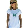 camiseta feminina t shirt estonada mahai borboleta branca 1