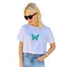 camiseta feminina cropped estonada mahai borboleta branca 1