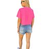 camiseta feminina cropped estonada mahai logo lua rosa neon 4