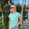 camiseta feminina t shirt estonada mahai lua verde agua 6