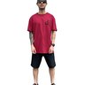 camiseta masculina diamond un polo vermelho marsala 1