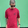 camiseta masculina diamond un polo vermelho marsala 5