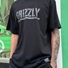 camiseta masculina grizzly og stamp tee preta 5