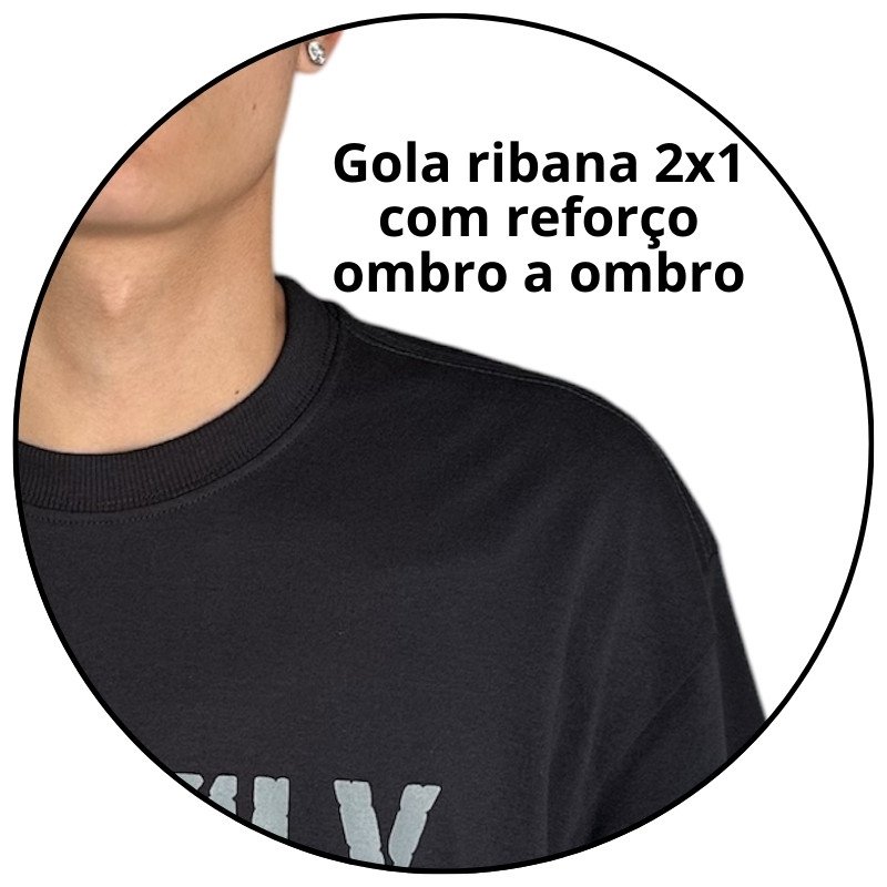 camiseta masculina grizzly og stamp tee preta descricao 2