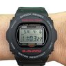 relogio de pulso casio g shock digital dw 5750e 1dr preto visor claro 7
