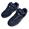 tenis tesla coil preto roxo refletivo 3