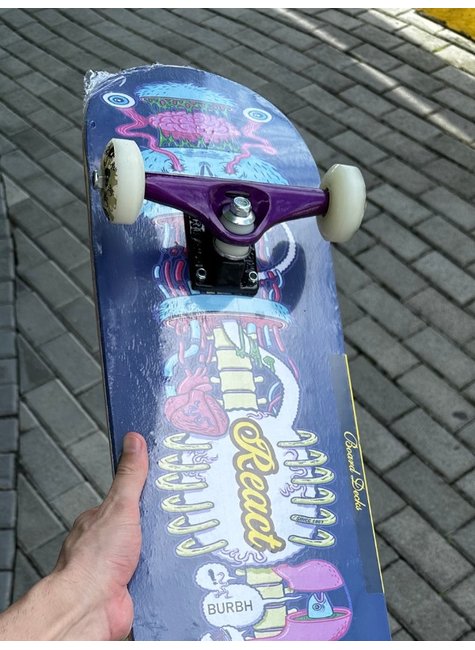 skate montado street react monstro desmontado 6