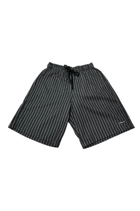 bermuda elastico sarja federal art cinza listras brancas 4