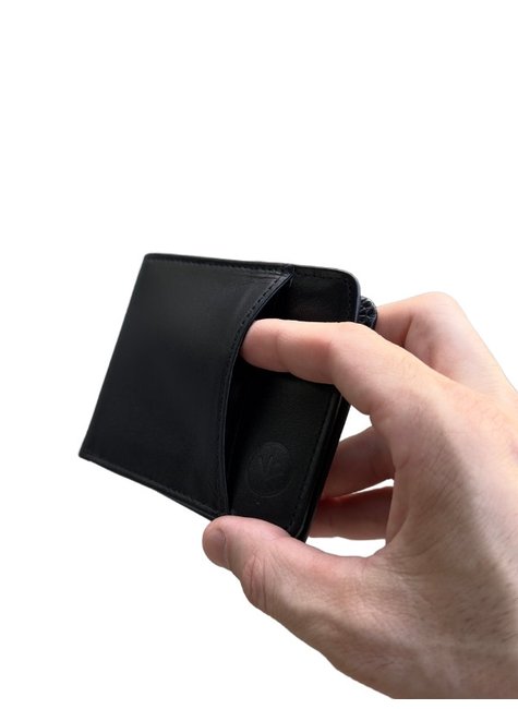 carteira masculina couro legitimo mahai poa preta 8