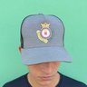bone tela reino do garcia snapback cinza preto 5