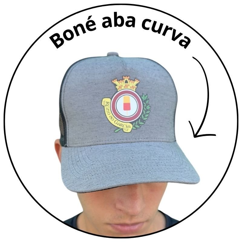 bone tela reino do garcia snapback cinza preto descricao 1