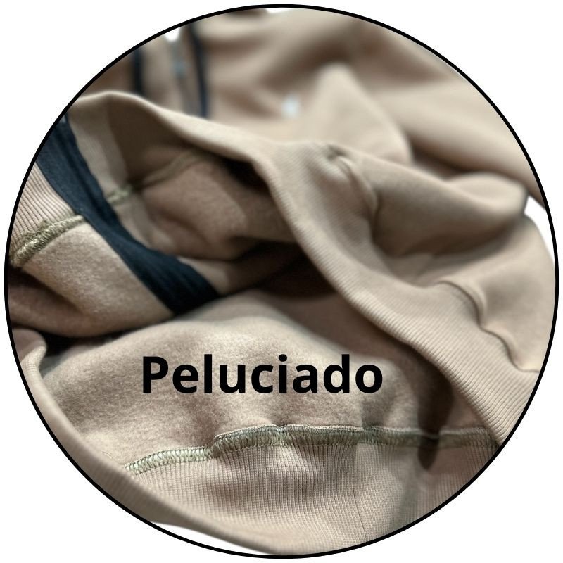 casaco moletom canguru aberto lrg 47 marrom descricao 3