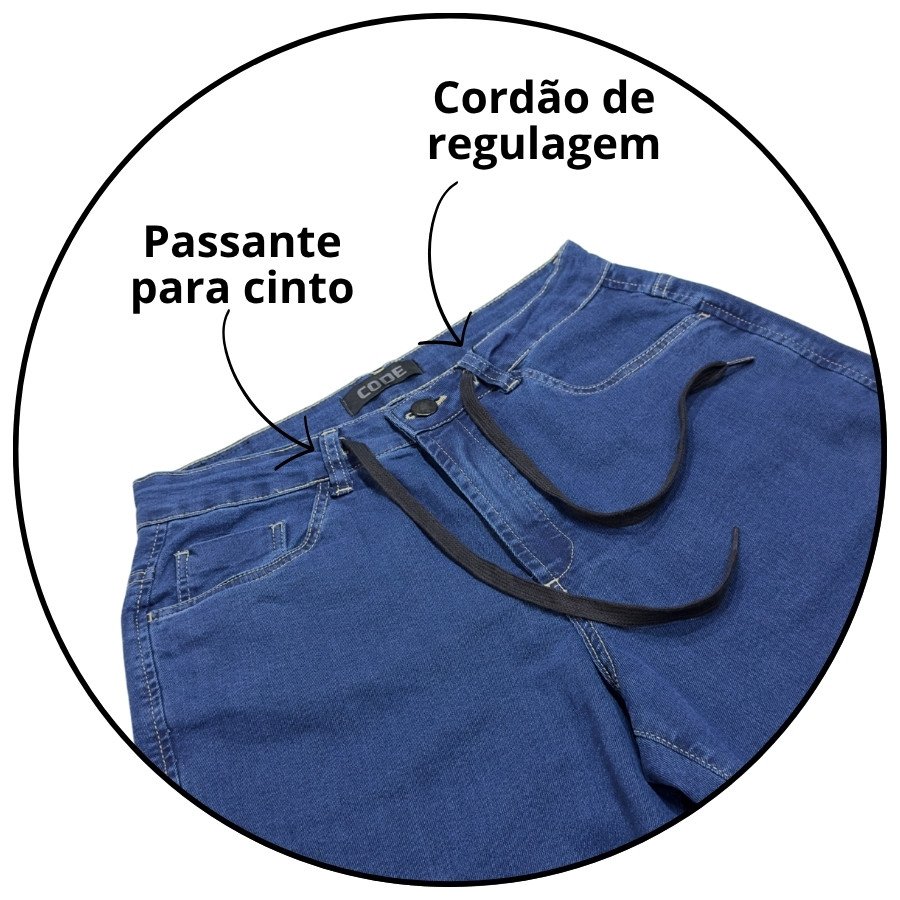 calca jeans masculina baggy old code company azul descricao 1
