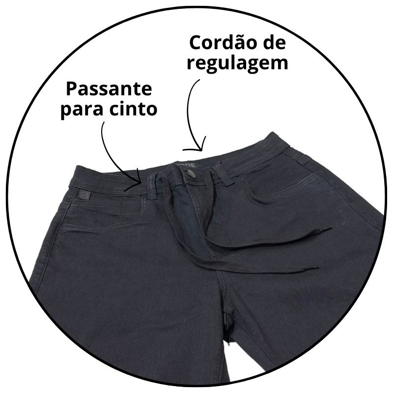 calca jeans masculina baggy comeback code company preta descricao 1