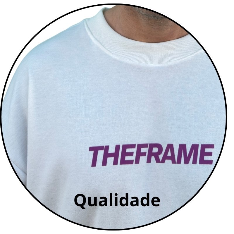 camiseta masculina oversized frame 365 off white descricao 2