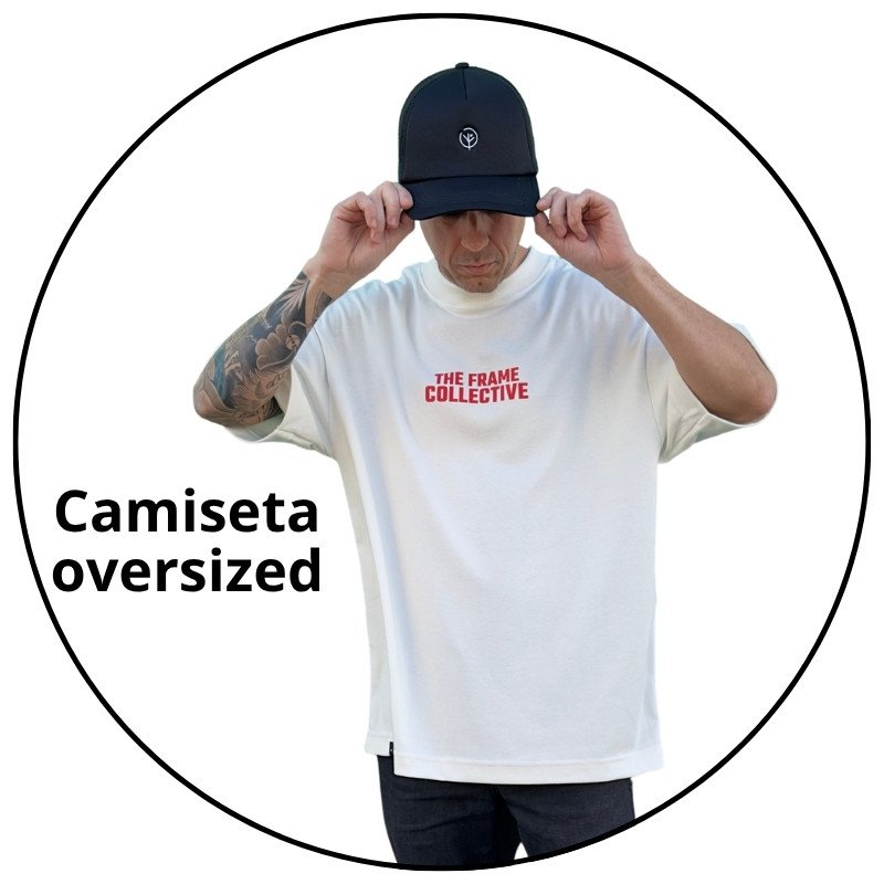 camiseta masculina oversized frame collective off white descricao 1