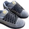 tenis freeday jab camurca serie gold cinza preto 4