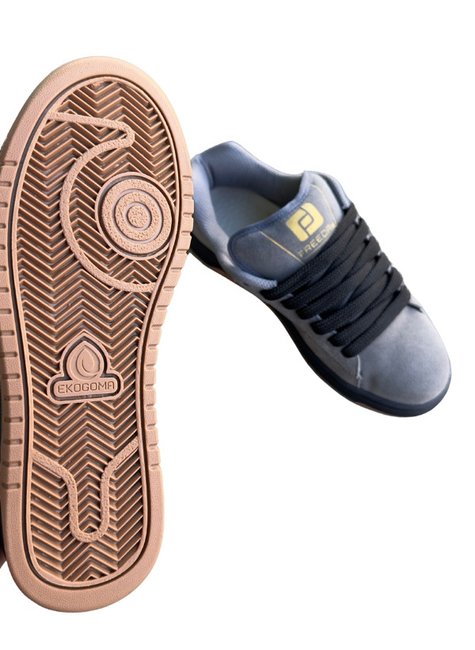 tenis freeday jab camurca serie gold cinza preto 6