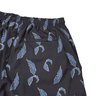 short banho masculino mahai plumas preto 5