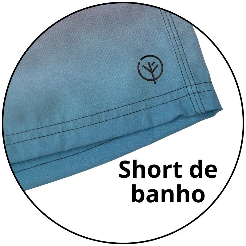 short banho masculino mahai degrade azul rosa preto descricao 3