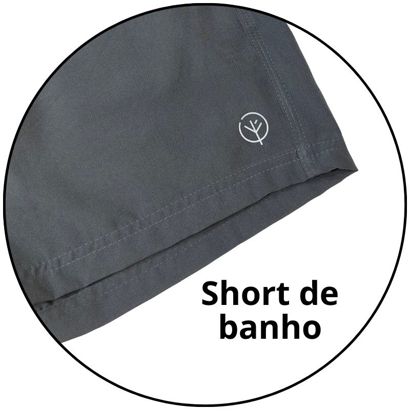 short banho masculino mahai cinza liso descricao 3