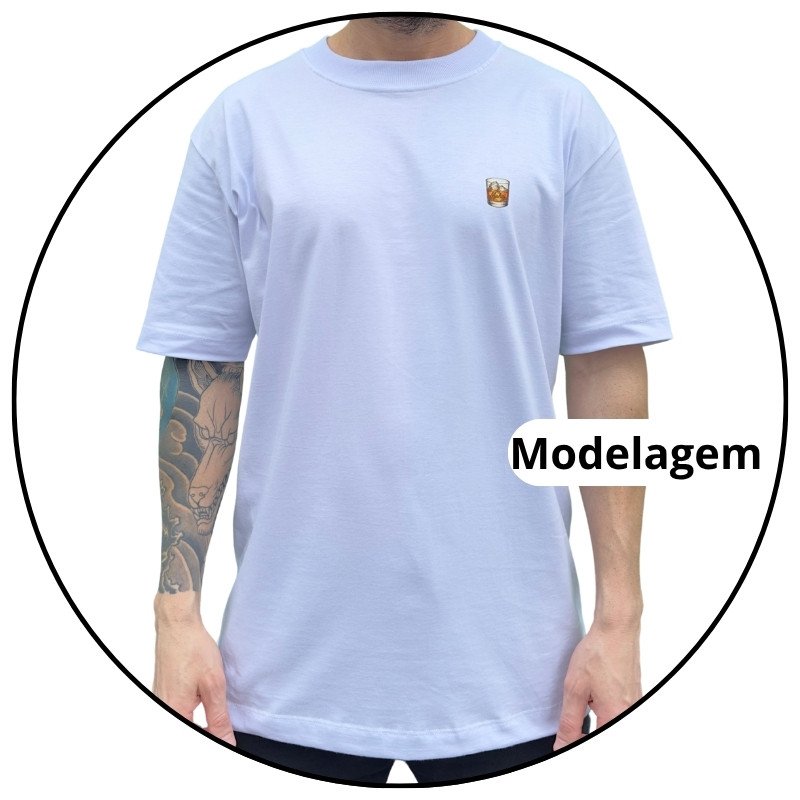 camiseta masculina mahai robo branca descricao 1