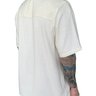 camisa botao masculina freesurf line off white 3