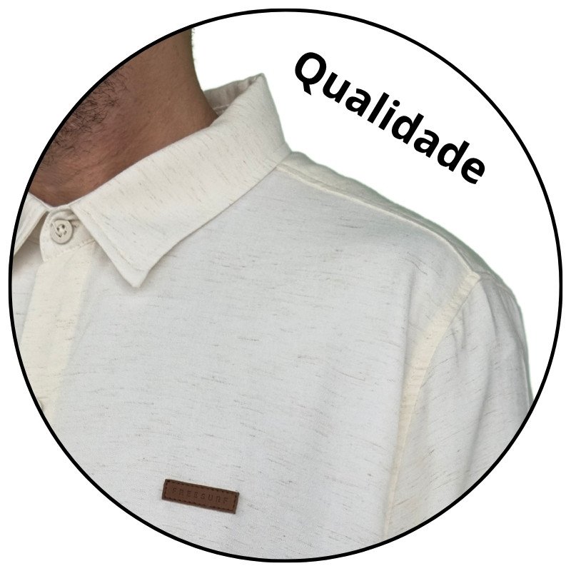 camisa botao masculina freesurf line off white descricao 1