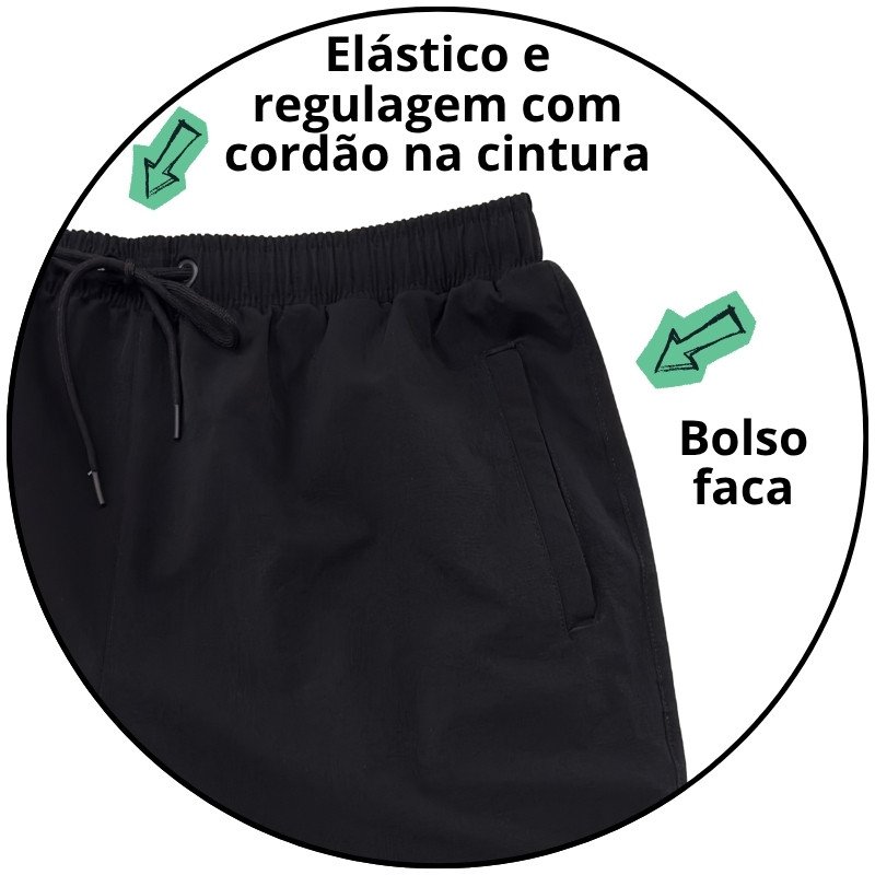 bermuda elastico code das preta descricao 3