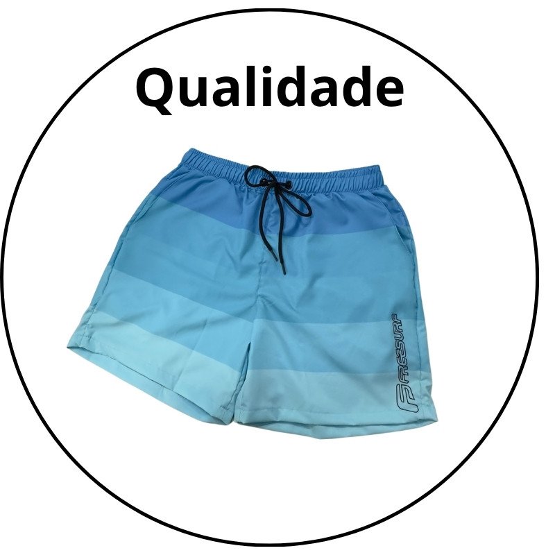 bermuda masculina elastico banho freesurf line azul descricao 1