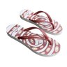 chinelo feminino slim tropical brasil branco cobre metal 2