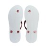 chinelo feminino slim tropical brasil branco cobre metal 4