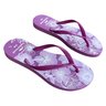 chinelo feminino slim tropical brasil roxo flores 2