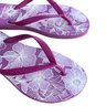 chinelo feminino slim tropical brasil roxo flores 3