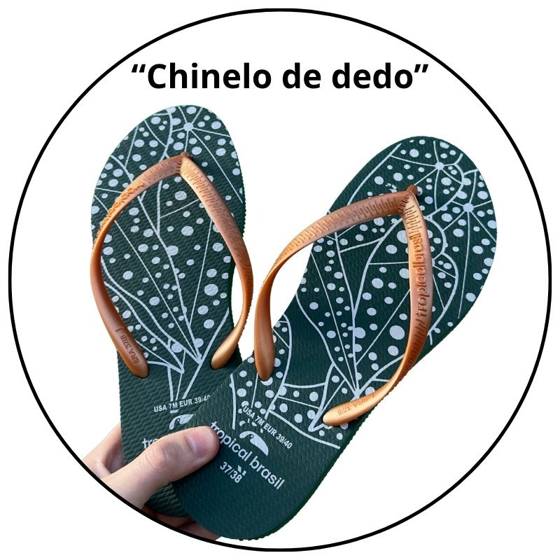 chinelo feminino slim tropical brasil verde militar descricao 1