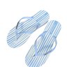 chinelo feminino tamanco slim tropical brasil azul branco 5