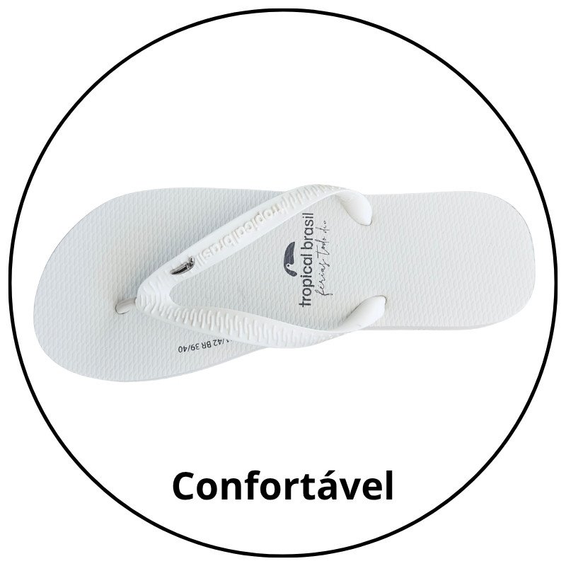 chinelo unissex tropical brasil branco placa metal tucano descricao 2