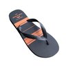 chinelo unissex tropical brasil preto laranja 3
