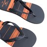 chinelo unissex tropical brasil preto laranja 4
