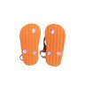 chinelo infantil baby tropical brasil laranja rosa frutas 3