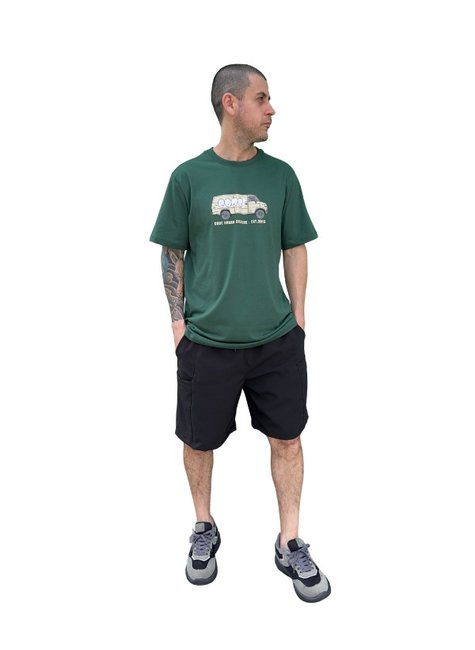 bermuda masculina elastico code trail preta 3