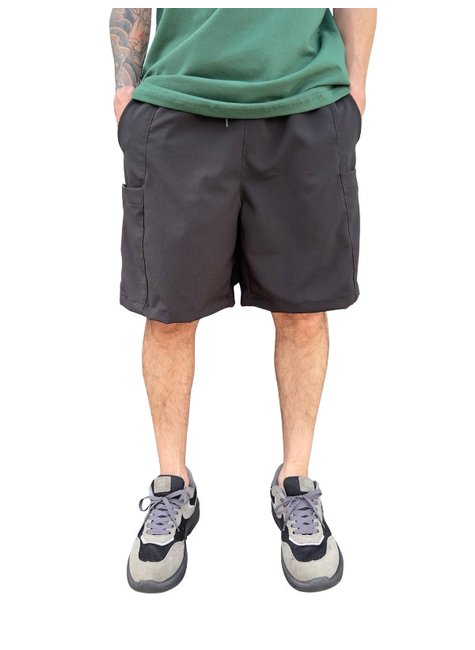 bermuda masculina elastico code trail preta 4