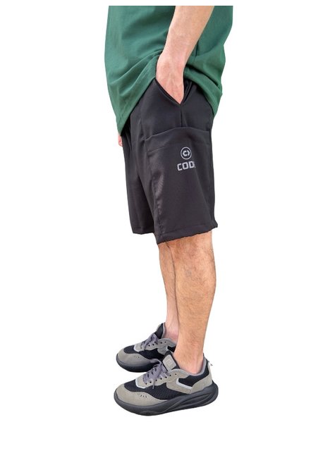 bermuda masculina elastico code trail preta 6