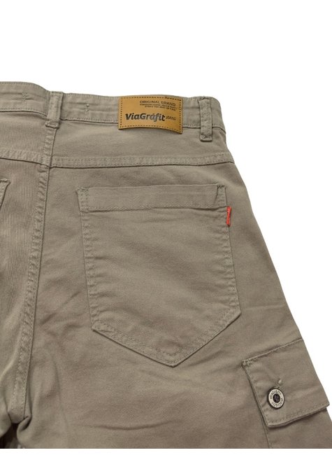 bermuda sarja cargo masculina via grafit caqui 4