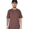 camiseta masculina street mahai discreta marrom 1