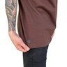 camiseta masculina street mahai discreta marrom 2