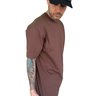 camiseta masculina street mahai discreta marrom 3