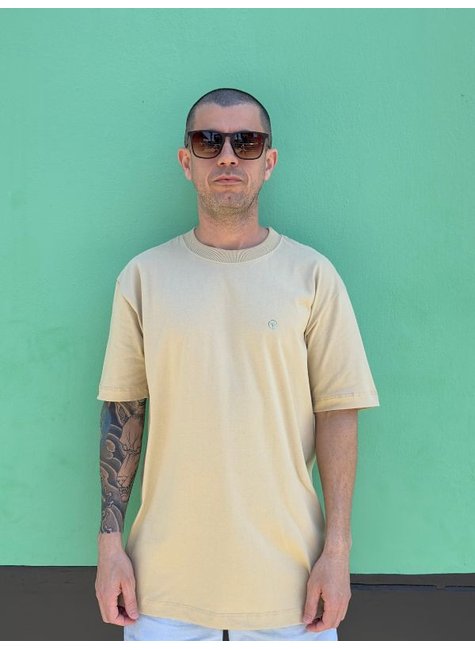 camiseta masculina street mahai mini logo areia 5